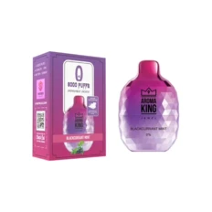 Безникотиновый одноразовый Pod Aroma King Jewel 8000 650 mAh Blackcurrant Mint 0% (Смородина с мятой)
